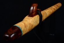 Ponderosa Pine Burl Native American Flute, Minor, Mid G-4, #F4G